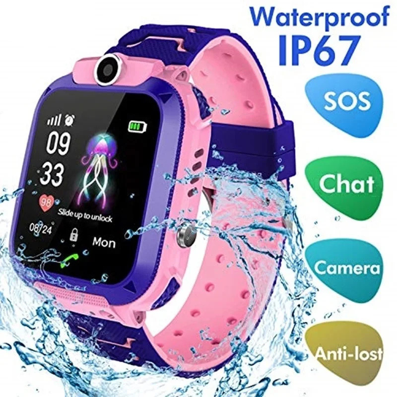 Smartwatch Digital Watches For Kid Boy - 2G Kids Smart Watch SOS Call