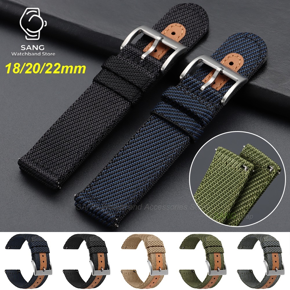 Smartwatch Watches For Men - 18mm 20mm 22mm Quick Release Nylon