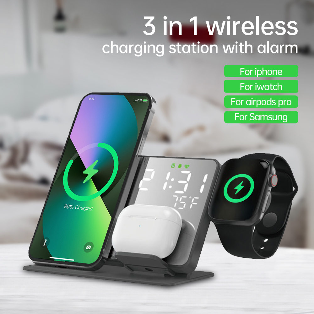 Smartwatch Watches Digital - 3 Trong 1 Bộ Sạc Không