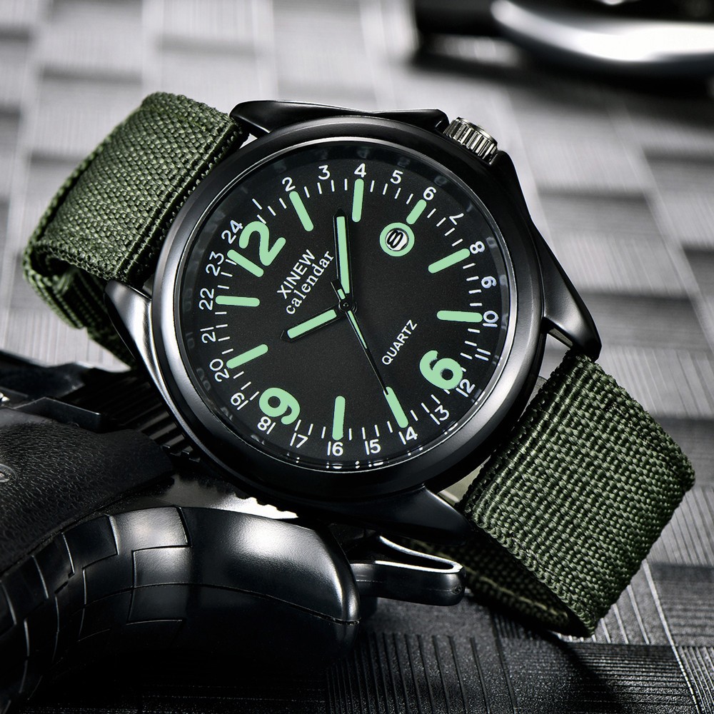 Military Mens Quartz Watch Bla - đánh giá và giá Smartwatch Watches For Men