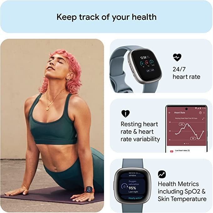 Fitbit Versa 4 Smart Watch Bui - đánh giá và giá Smartwatch Watches Digital