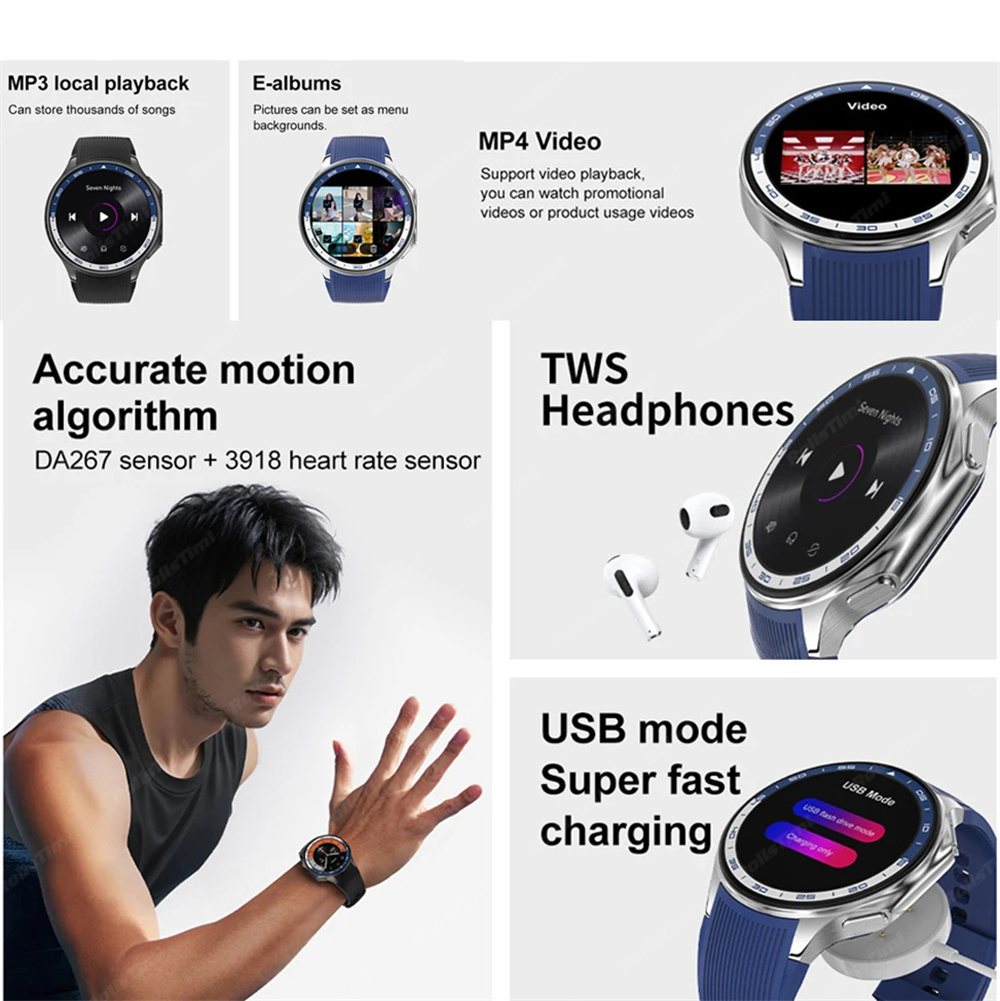 1.43 AMOLED Smart Watch 3D Sur - đánh giá và giá Timex Watches Smartwatch