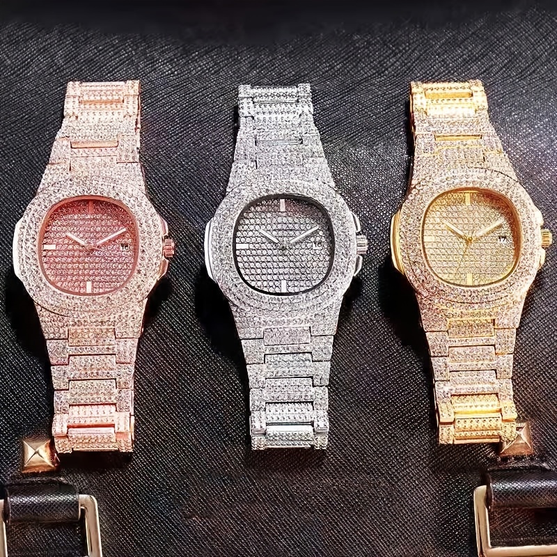1pc Popular Hip Hop Full Artif - đánh giá và giá Minimalist Thin Watch