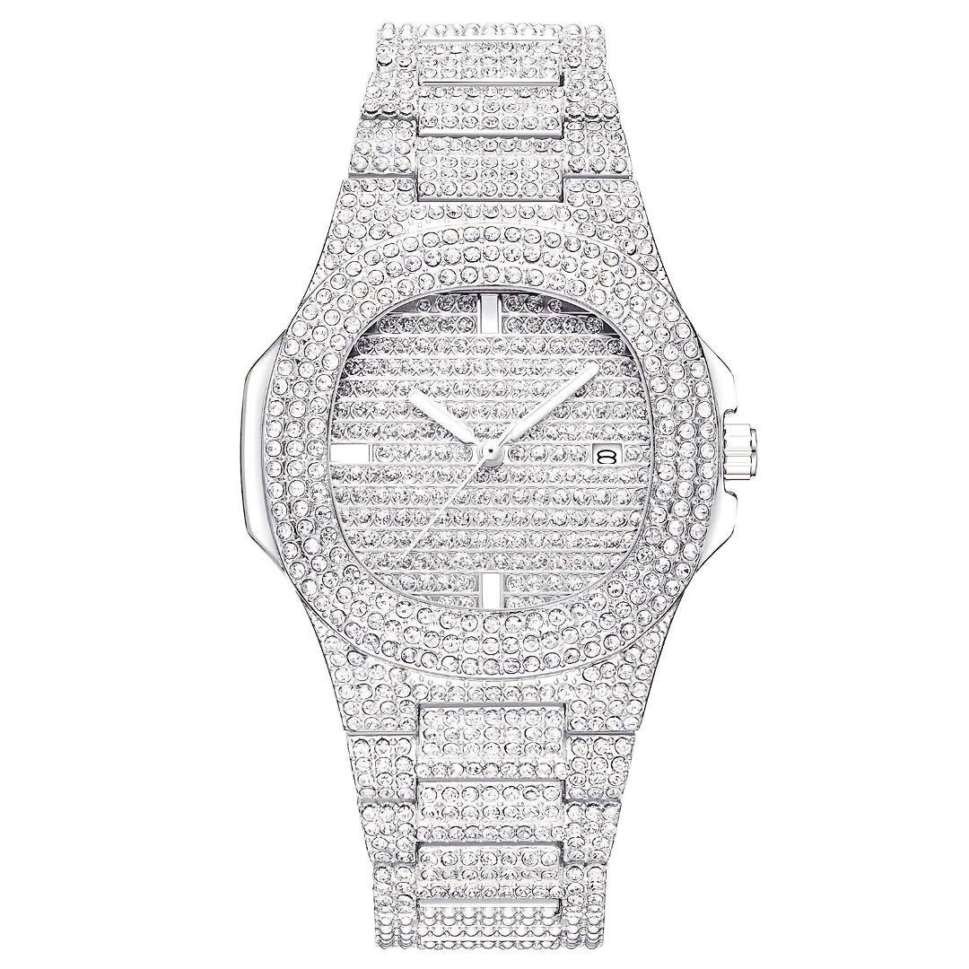 1pc Popular Hip Hop Full Artif - đánh giá và giá Minimalist Thin Watch