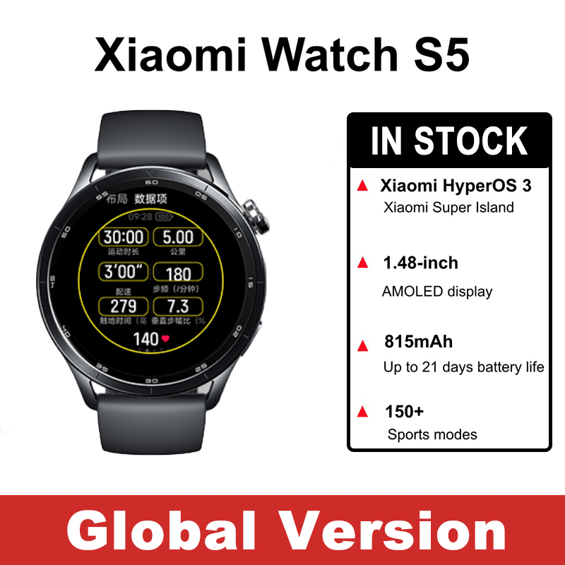 Global Version Xiaomi Watch S5 - đánh giá và giá Timex Watches Smartwatch