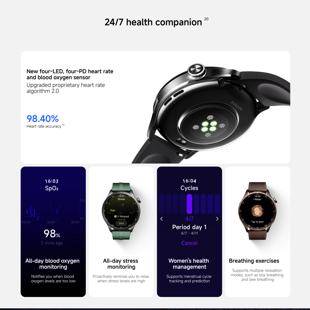 Global Version Xiaomi Watch S5 - đánh giá và giá Timex Watches Smartwatch