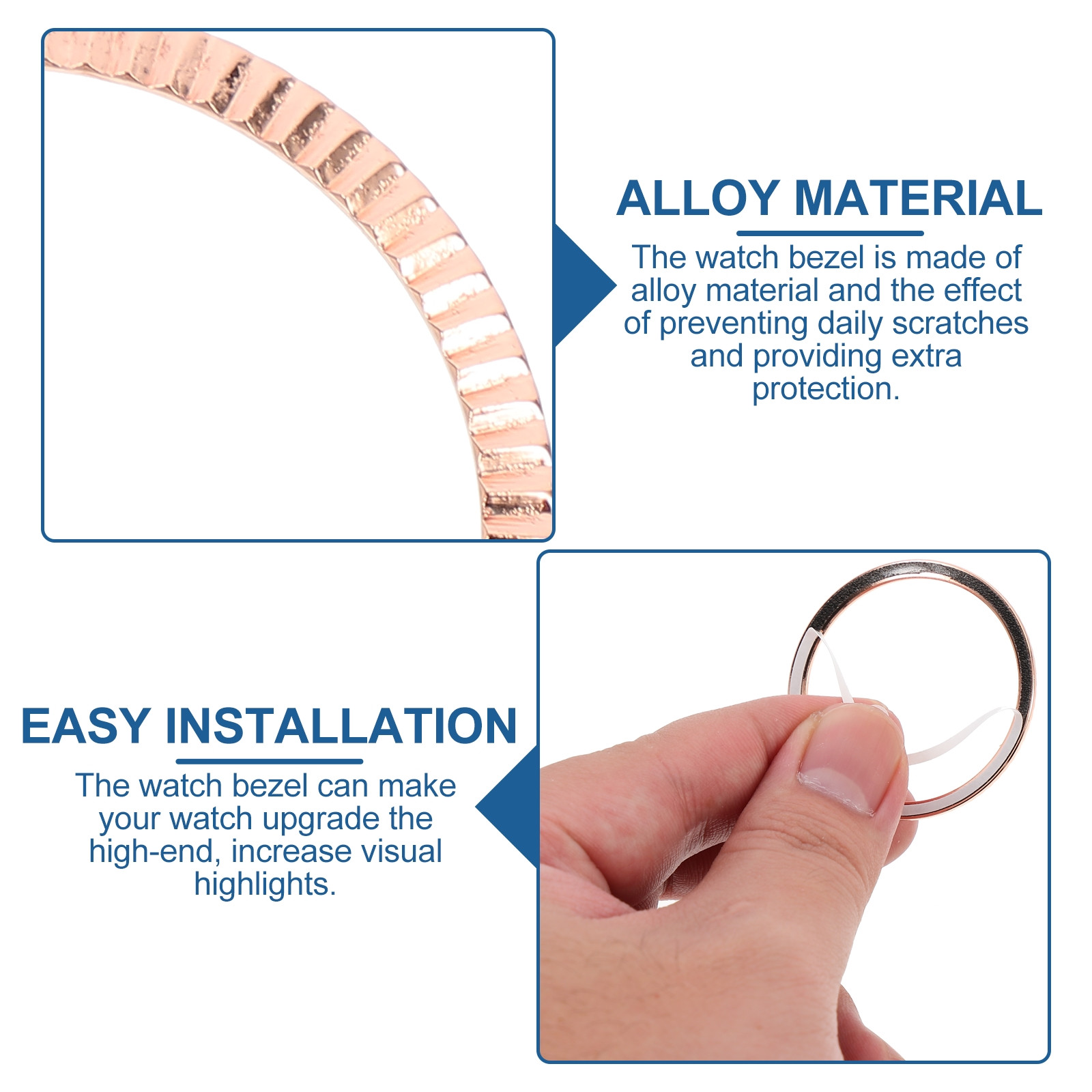 1Pcs Trendy Alloy Watch Frame  - đánh giá và giá Smartwatch Ring Watches