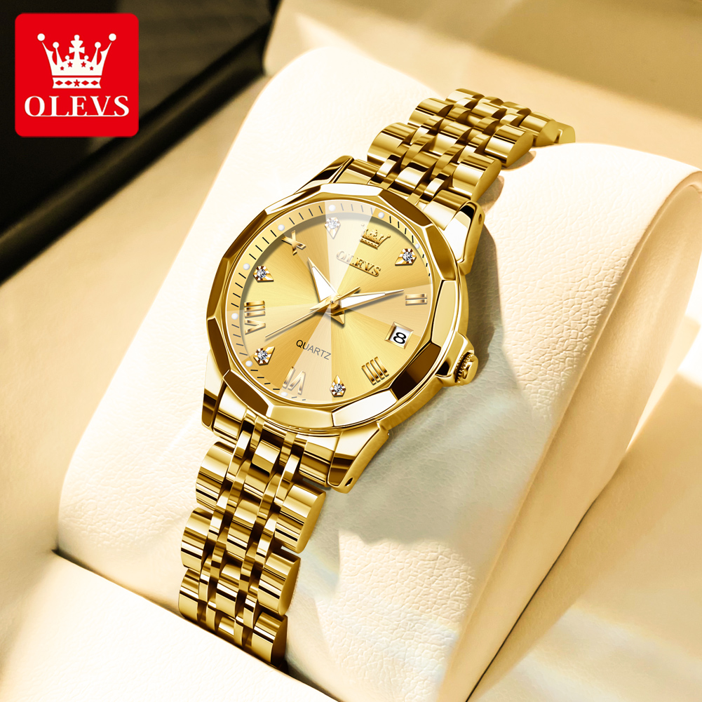 OLEVS Fashion Golden Watch for - đánh giá và giá Minimalist Thin Watch