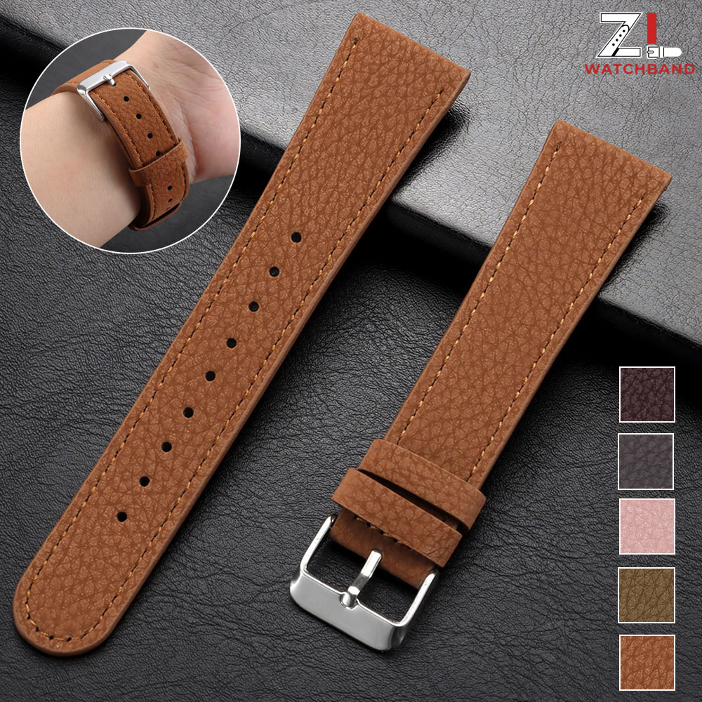 Lychee Pattern Leather Watchst - đánh giá và giá Smartwatch Purple Watches For Women