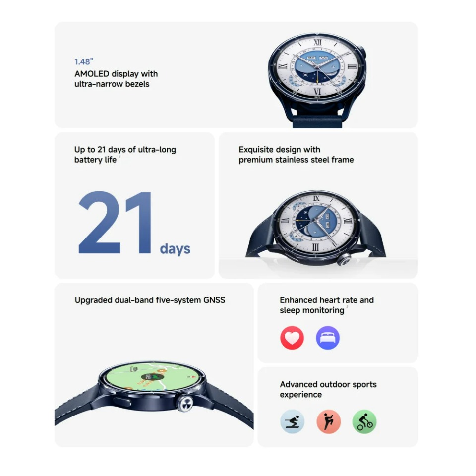 Global Version Xiaomi Watch S5 - đánh giá và giá Timex Watches Smartwatch