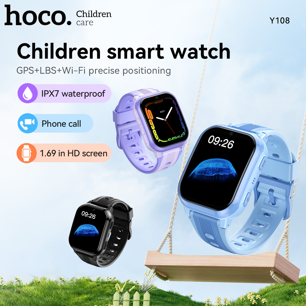 HOCO Y108 1.69inch HD LCD Curv - đánh giá và giá Smartwatch Watches Price
