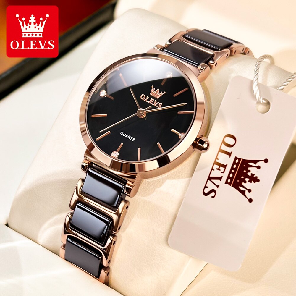 OLEVS Fashion Women Watches Re - đánh giá và giá Minimalist Thin Watch